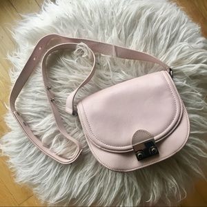 Loeffler Randall Light Pink Saddle Bag
